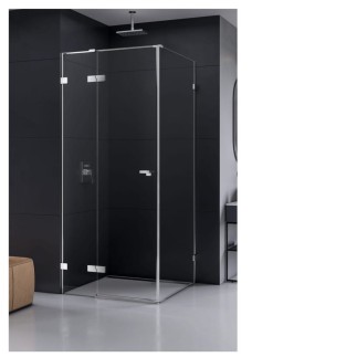 New Trendy Eventa kabina kwadratowa lewa chrom 80x80x200 cm