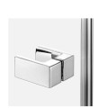 New Trendy Avexa kabina prostokątna prawa chrom 80x120x200 cm