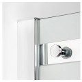 New Trendy Diora kabina prostokątna chrom 130x80x200cm