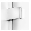 New Trendy kabina Eventa kwadratowa prawa chrom  90x90x200 cm