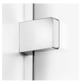 New Trendy Eventa prostokątna lewa chrom 80x100x200 cm