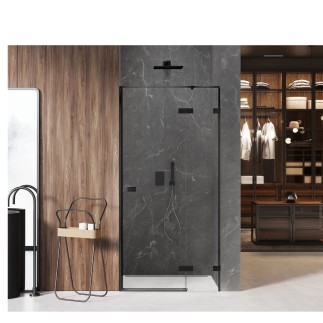 New Trendy Avexa black drzwi wnękowe prawe 80x200 cm