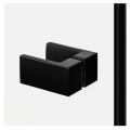 New Trendy Avexa kabina kwadratowa lewa czarna 90x90x200 cm