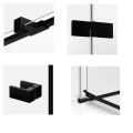 New Trendy Avexa Black kabina prostokątna lewa 80x90x200cm- detale