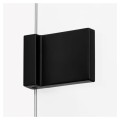 New Trendy Avexa kabina kwadratowa lewa czarna 90x90x200 cm