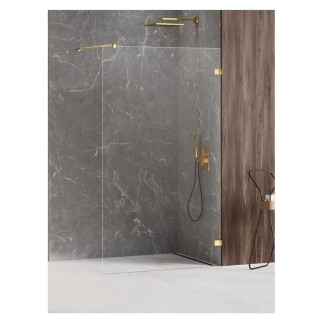New Trendy Avexa walk-in gold shine 100x200cm