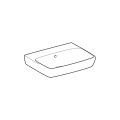 Geberit Selnova Square umywalka ścienna 55x44cm