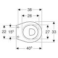 Geberit Bambini miska ustępowa dla dzieci