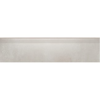 Cerrad Tassero Beige lappato płytka gresowa stopnica nacinana beż 29,7x119,7