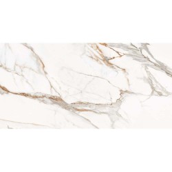 Opoczno Calacatta Arabesco White Satin Rect gres szkliwiony 59,8x119,8cm
