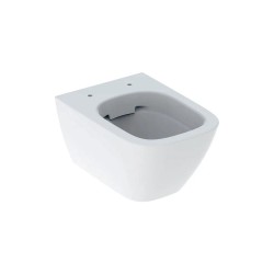 Geberit Smyle Square Pure prostokątna miska wisząca krótka 48cm Rimfree kryte mocowanie