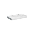 Geberit Smyle Square umywalka meblowa z dwoma otworami na baterię 90x48cm