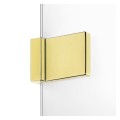 New Trendy Avexa kabina prostokątna lewa gold brushed 120x90x200 cm