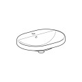 Geberit Variform umywalka wpuszczana w blat 60cm