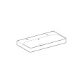 Geberit Smyle Square umywalka meblowa z dwoma otworami na baterię 90x48cm
