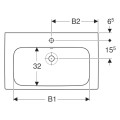 Geberit Modo umywalka meblowa 60x48,5cm