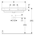 Geberit Modo umywalka meblowa 60x48,5cm