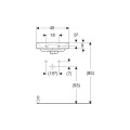 Geberit Smyle Square umywalka meblowa 45x36cm