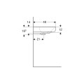 Geberit Smyle Traffic umywalka 65cm