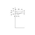 Geberit Smyle Square umywalka meblowa 45x36cm