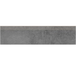 Cerrad Tacoma Grey płytka gresowa stopnica nacinana 29,7x597