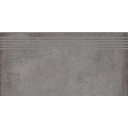 Cersanit Diverso Grey stopnica matt płytka gresowa 29,8x59,8