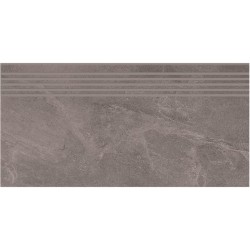 Cersanit Marengo grey 29*8x59*8 płytka gresowa schodowa,stopnica
