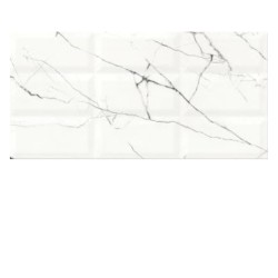 Cersanit Arce white structure glossy płytka ścienna 29,7x60cm