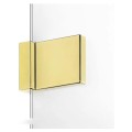 New Trendy Avexa ścianka walk-in gold shine 120x200 cm
