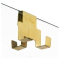 New Trendy Avexa gold brushed walk-in 100x200 cm