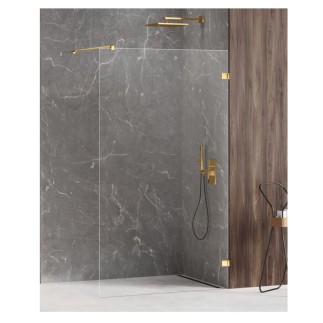 New Trendy Avexa Gold kalbina walk-in 110x200cm