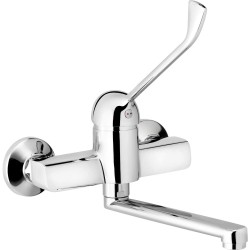 Deante Corio Clinic bateria umywalkowa ścienna, chrom