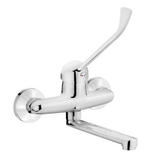 Deante Joko clinic bateria umywalkowa ścienna z dźwignią chrom