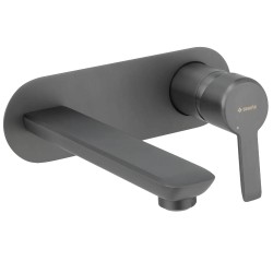 Deante Arnika bateria umywalkowa podtynkowa titanium