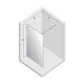 New Trendy Avexa kabina walk-in gold shine 120x200 cm