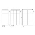 New Trendy Avexa kabina walk-in kratka 140x200 cm