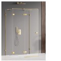 New Trendy Avexa gold shine przyścienna lewa 100x90x200 cm