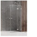 New Trendy Avexa chrom kwadratowa prawa 100x100x200 cm