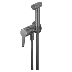 Deante Arnika bateria bidetowa podtynkowa titanium