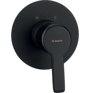 Deante Arnika bateria natryskowa podtynkowa bez przełącznika natrysku czarna