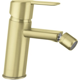 Deante Arnika bateria bidetowa stojąca złoto szczotkowane