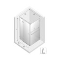 New Trendy Avexa kabina kwadratowa lewa 90x90x200 cm-rys.tech.
