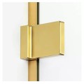 New Trendy Avexa gold brushed prostokątna przyścienna  lewa 120x90x200 cm
