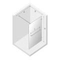 New Trendy kabina walk-in  chrom 120x200 cm-rys.tech.