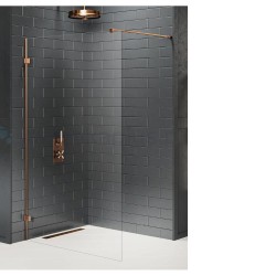 New Trendy Avexa kabina walk-in copper brushed 100x200xcm