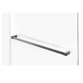 New Trendy Avexa gunmetal brushed kabina kwadratowa prawa 100x100x200 cm