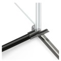 New Trendy Avexa gunmetal brushed kabina prostokątna lewa 120x80x200 cm