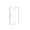 Cersanit Larga drzwi kabiny prysznicowej prawe szkło transparentne profil chrom 120x195