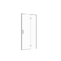 Cersanit Larga drzwi kabiny prysznicowej prawe szkło transparentne profil chrom 100X195
