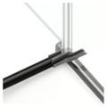 New Trendy Avexa kabina kwadratowa gunmetal brushed 90x90x200 cm